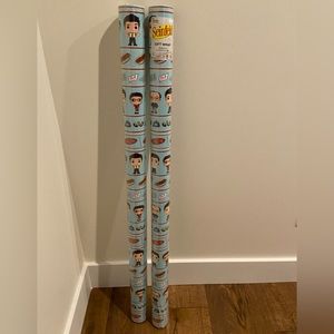 Funko POP brand Seinfeld Festivus wrapping paper 50sq ft per roll. Quantity (2)